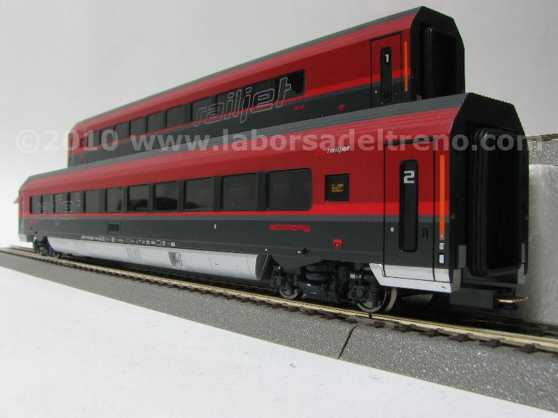 Jaegerndorfer Set Due Carrozze Obb Railjet Epoca V