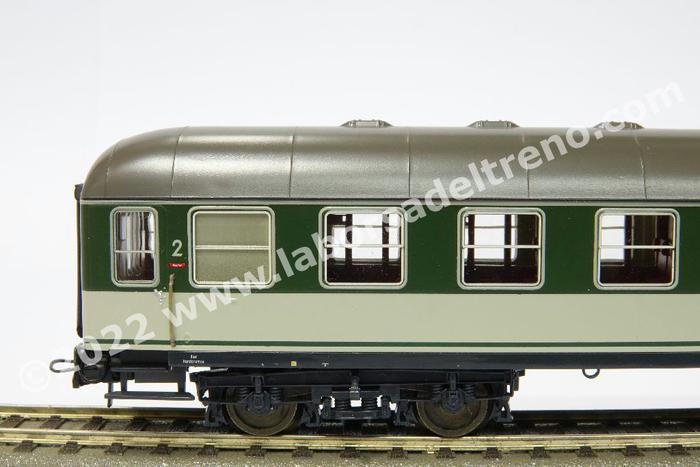 Roco Carrozza Tipo X Di A Cl Db Livrea Pop Verde Grigio Ep