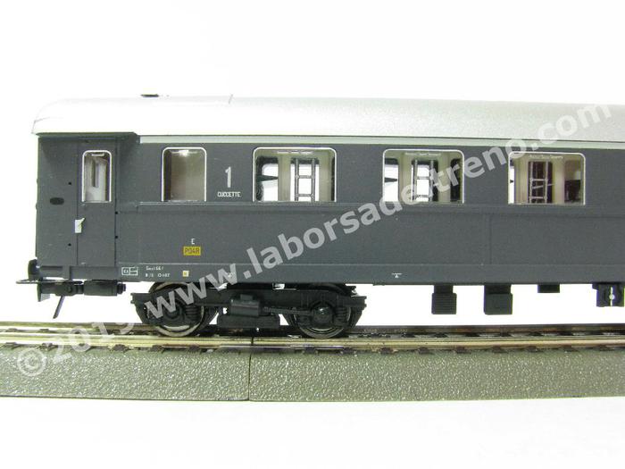 Maquette De Train ACME 50049 - Voiture UIC-Y 2e Classe, Livrée Grise FS, échelle HO 1:87, Pré-peinte