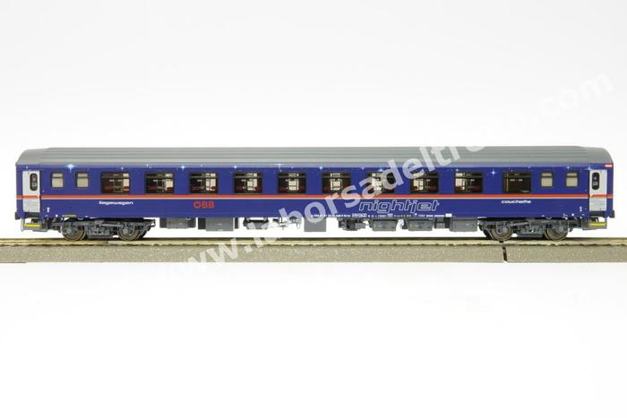 Ls models 97023 Set NightJet EN 295 München Roma Milano delle OBB a 5 elementi con 2 WLABmz