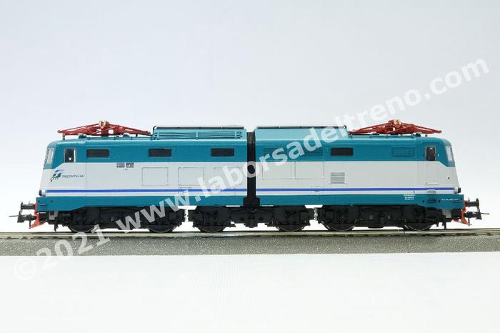 Roco - 63855 Loco el. E 645 105 FS, ristruttirata con fari rossi, livrea  XMPR, logo Trenitalia, ep.. V