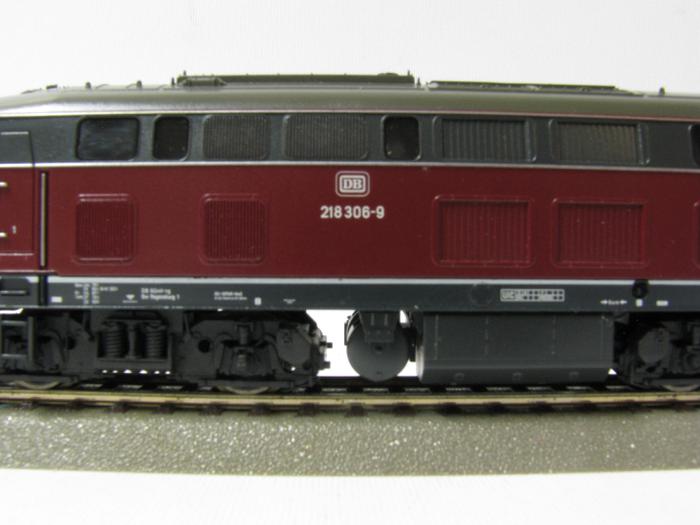 Fleischmann - 4232 Locomotore Diesel DB 218 306-9 Rosso Scuro