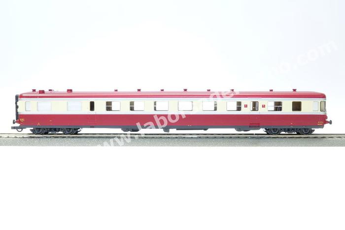 Roco - 43033 Automotrice + rimorchiata TEE SNCF RGP X2700+XR7700, livrea  bourdeaux/beige, epoca III - Ill. interna