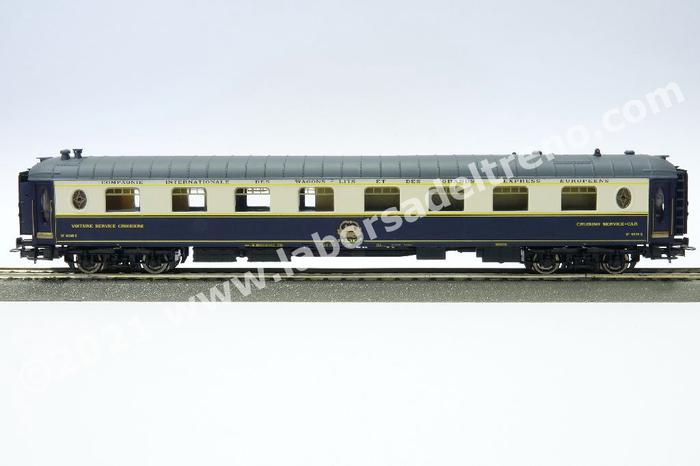 Rivarossi - HR4320 Carrozza servizi crociera della CIWL 'Venice Simplon  Orient Express', livrea blu/crema con tetto grigio, epoca IV/V