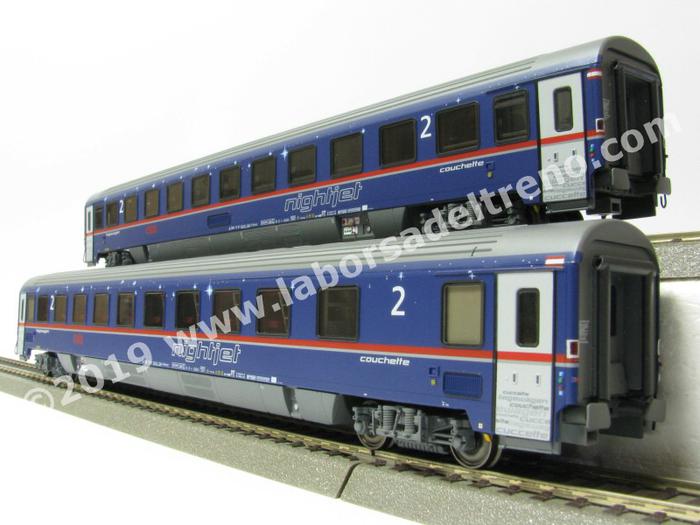 Acme - 55198 Set Nightjet OBB Munchen Milano/Roma Con 2 Cuccette Bcmz ...